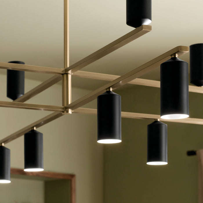 Kichler 52533CPZBK LED Chandelier, Champagne Bronze