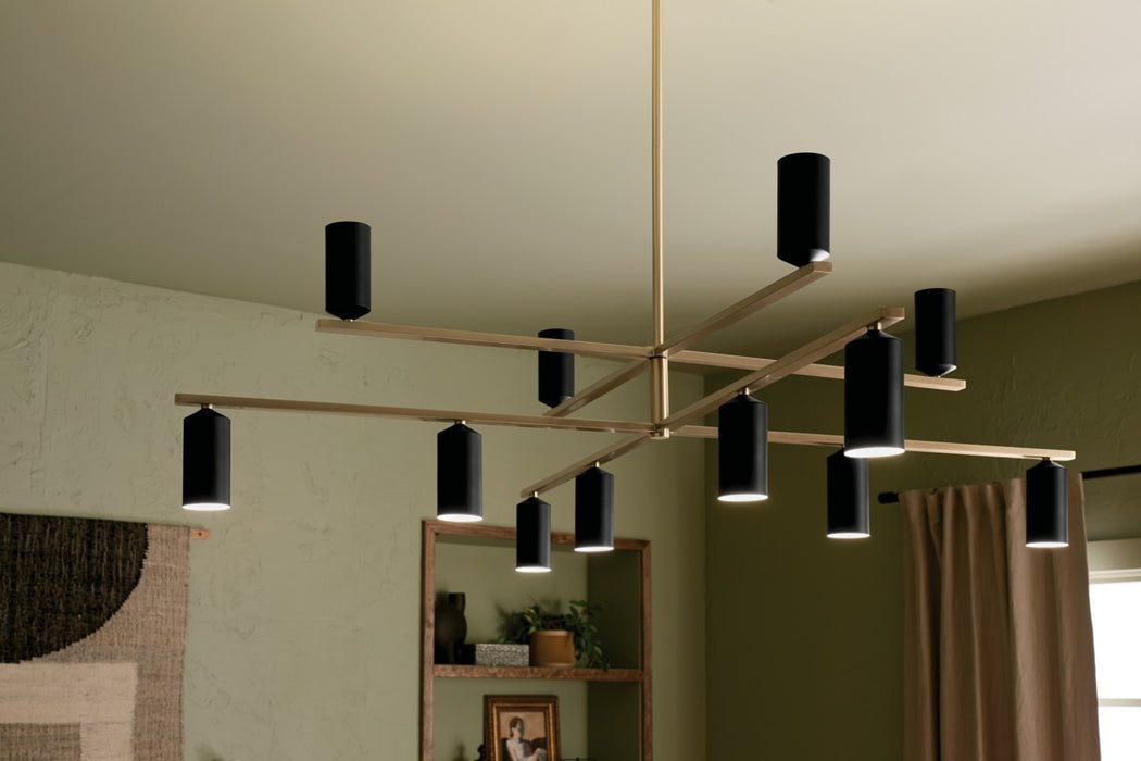 Kichler 52533CPZBK LED Chandelier, Champagne Bronze