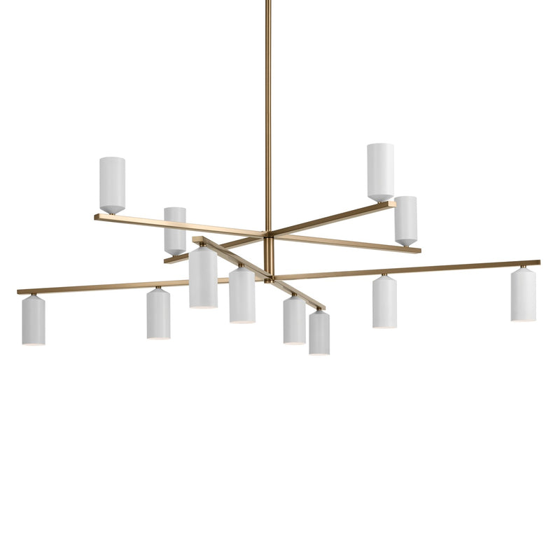 Kichler 52533CPZWH LED Chandelier, Champagne Bronze