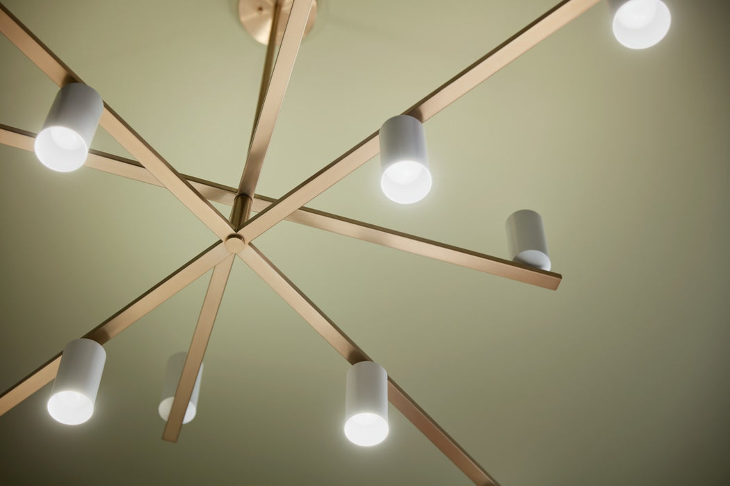Kichler 52533CPZWH LED Chandelier, Champagne Bronze