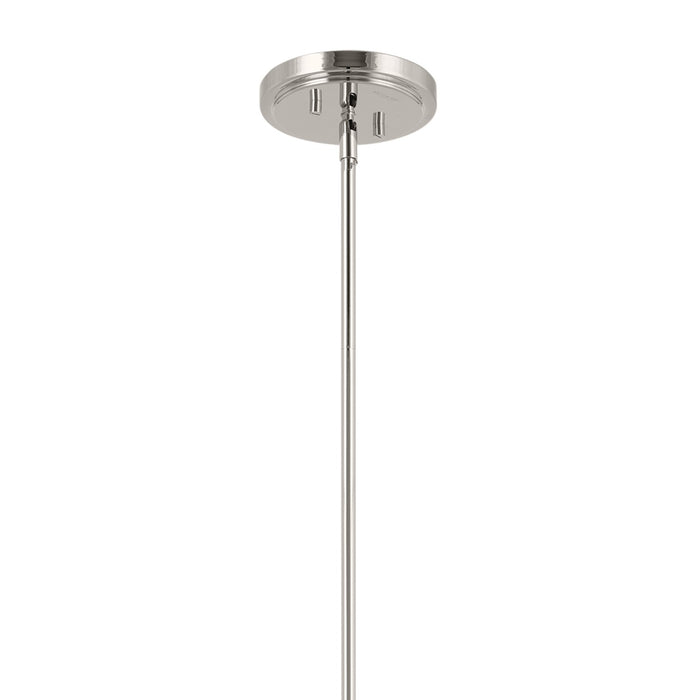 Kichler 52550PN Eight Light Chandelier, Polished Nickel