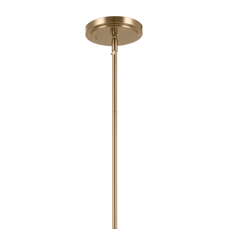 Kichler 52550CPZ Eight Light Chandelier, Champagne Bronze