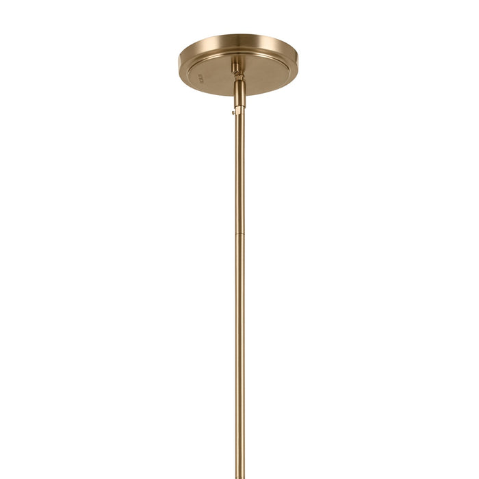 Kichler 52550CPZ Eight Light Chandelier, Champagne Bronze