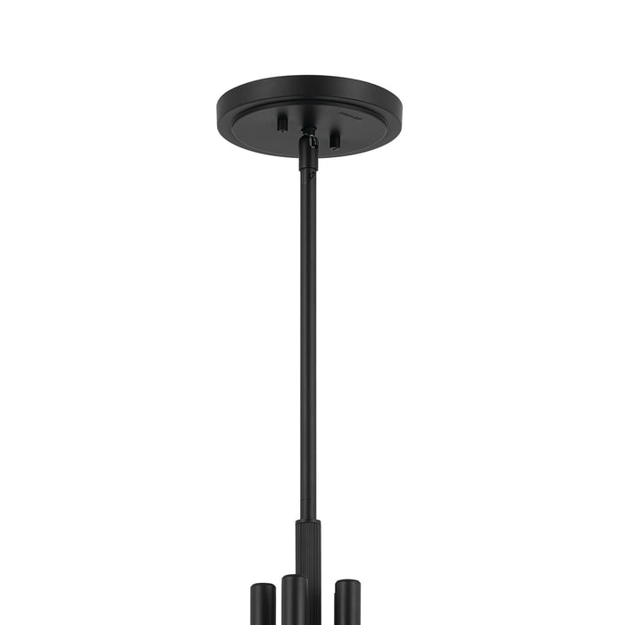 Kichler 52551BK Ten Light Chandelier, Black