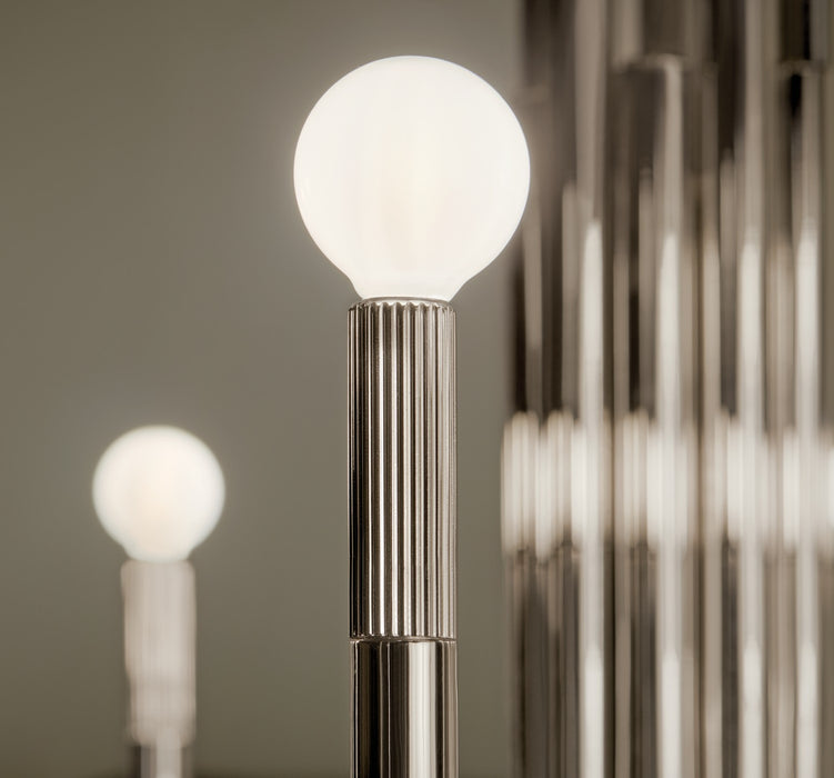 Kichler 52551PN Ten Light Chandelier, Polished Nickel