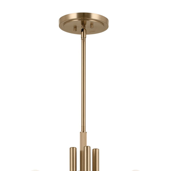 Kichler 52551CPZ Ten Light Chandelier, Champagne Bronze