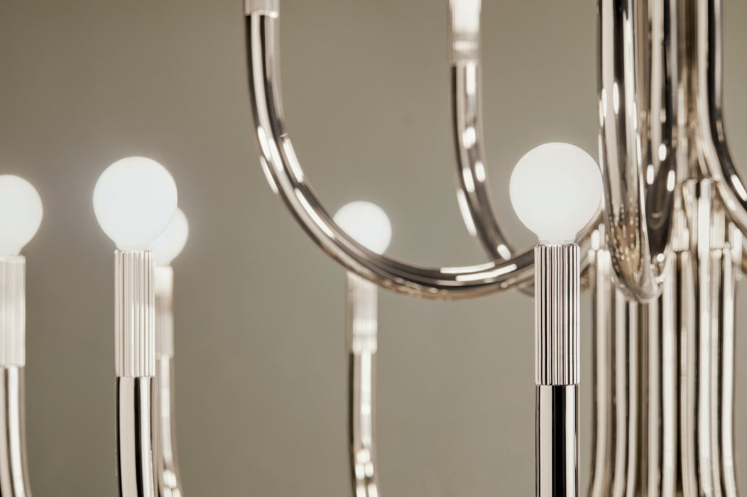 Kichler 52552PN 15 Light Chandelier, Polished Nickel