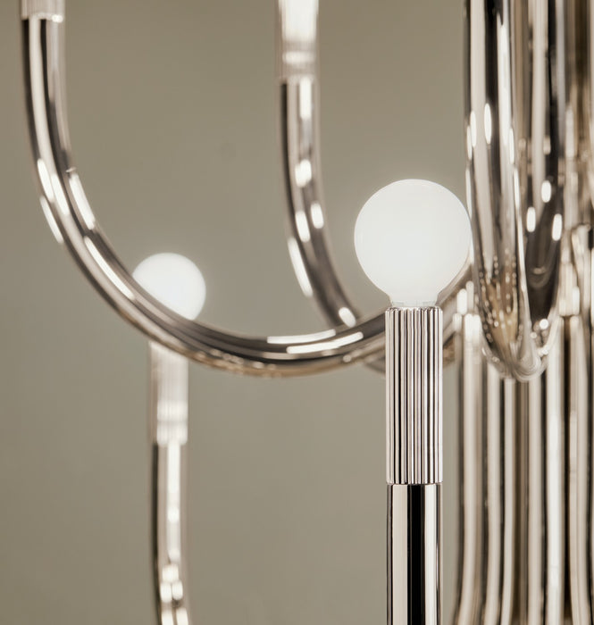 Kichler 52552PN 15 Light Chandelier, Polished Nickel
