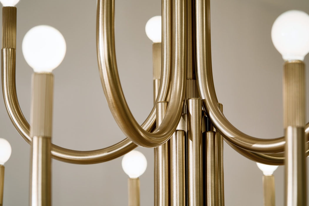 Kichler 52552CPZ 15 Light Chandelier, Champagne Bronze