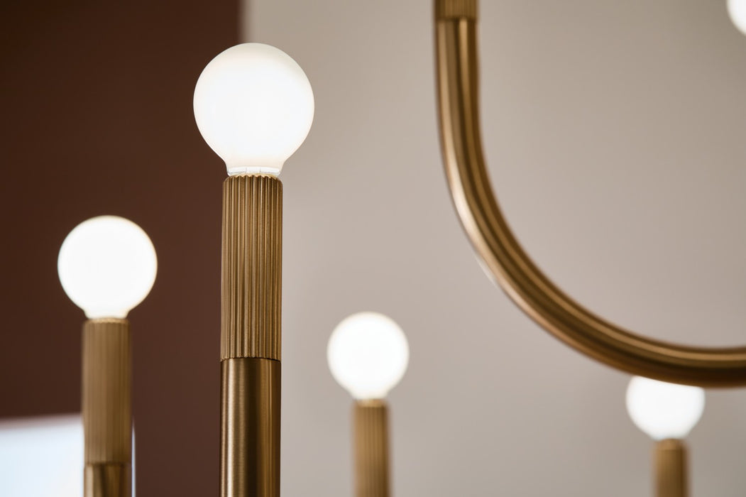 Kichler 52552CPZ 15 Light Chandelier, Champagne Bronze
