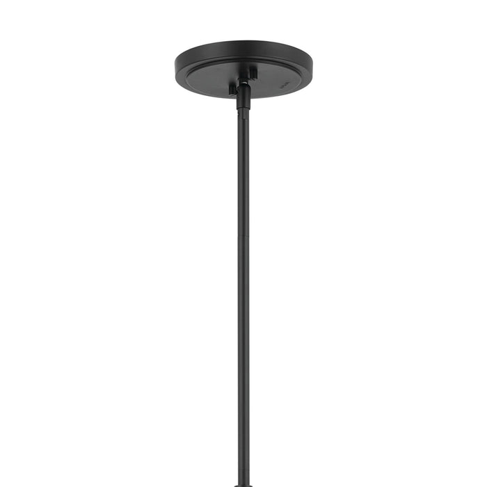 Kichler 52553BK Eight Light Chandelier, Black