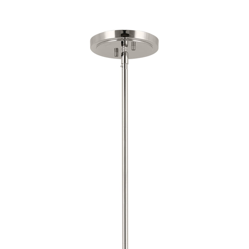 Kichler 52553PN Eight Light Chandelier, Polished Nickel