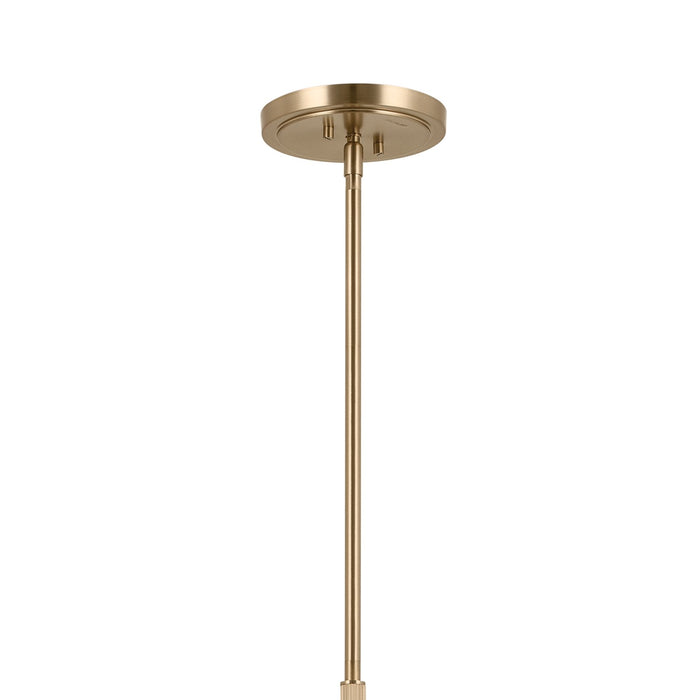 Kichler 52553CPZ Eight Light Chandelier, Champagne Bronze