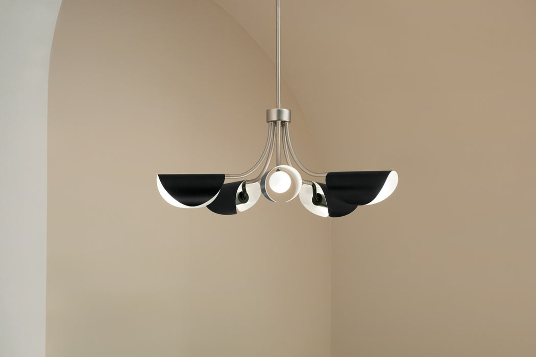 Kichler 52558SN Five Light Chandelier/Semi Flush, Satin Nickel