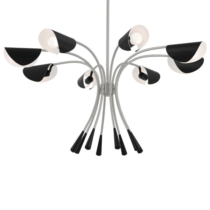 Kichler 52560SN Eight Light Chandelier, Satin Nickel