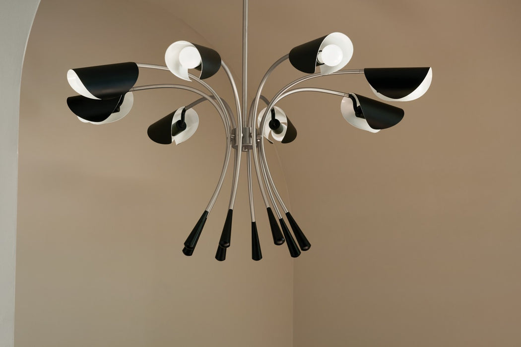 Kichler 52560SN Eight Light Chandelier, Satin Nickel