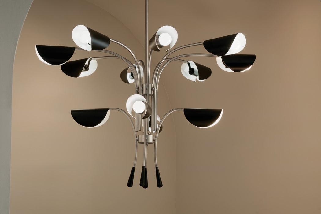 Kichler 52561SN 12 Light Chandelier, Satin Nickel