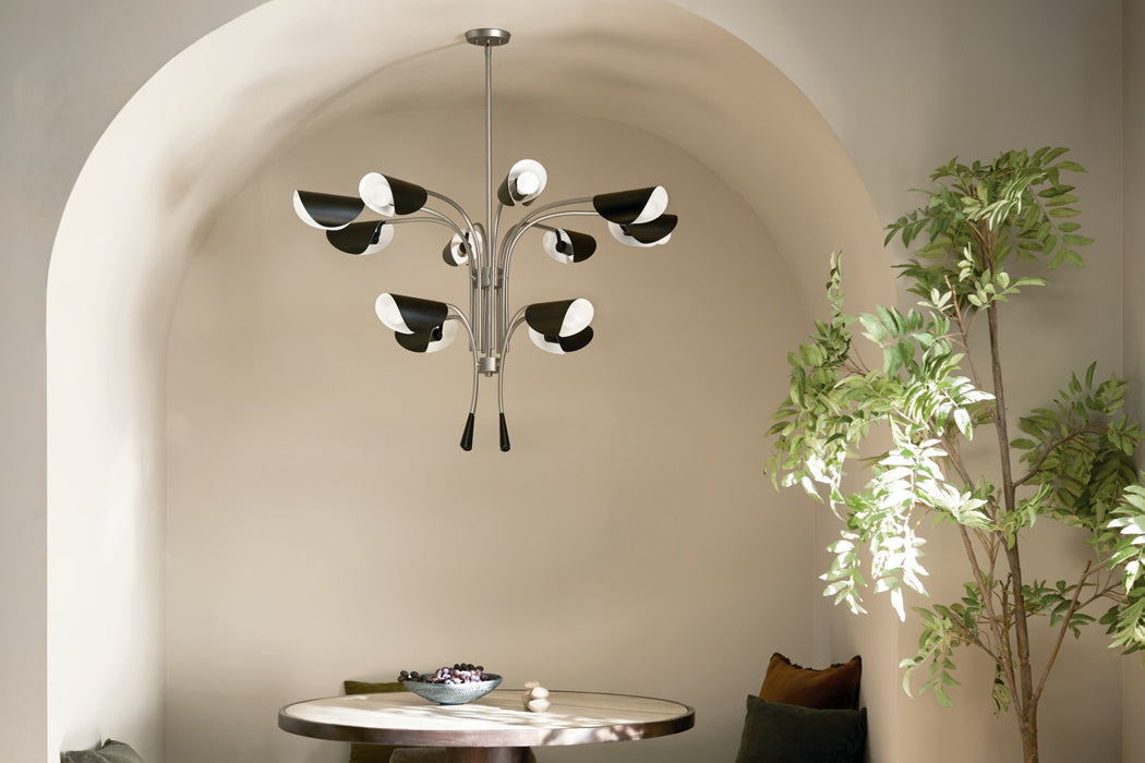 Kichler 52561SN 12 Light Chandelier, Satin Nickel