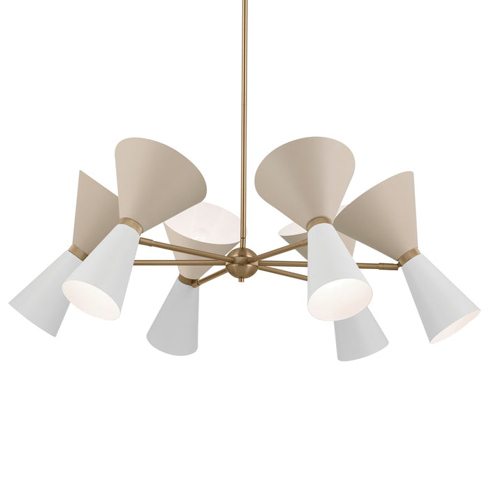 Kichler 52566CPZGRG 12 Light Chandelier, Champagne Bronze