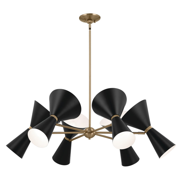 Kichler 52566CPZBK 12 Light Chandelier, Champagne Bronze