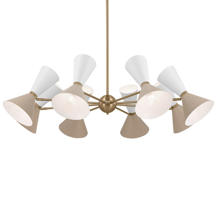 Kichler 52567CPZGRG 16 Light Chandelier, Champagne Bronze