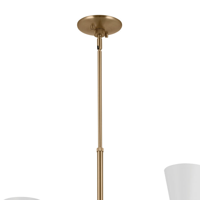Kichler 52568CPZGRG 12 Light Foyer Chandelier, Champagne Bronze
