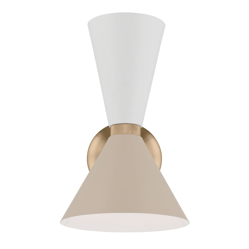 Kichler 52570CPZGRG Two Light Wall Sconce, Champagne Bronze