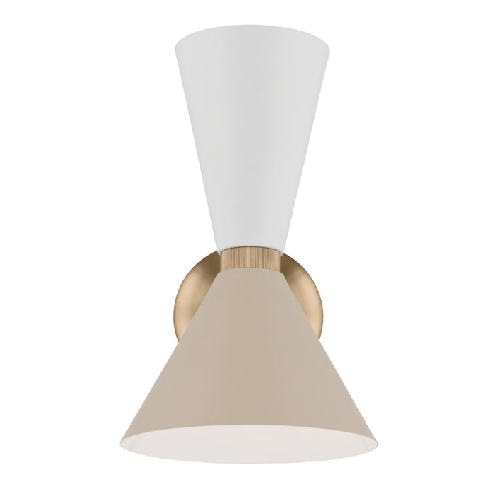 Kichler 52570CPZGRG Two Light Wall Sconce, Champagne Bronze