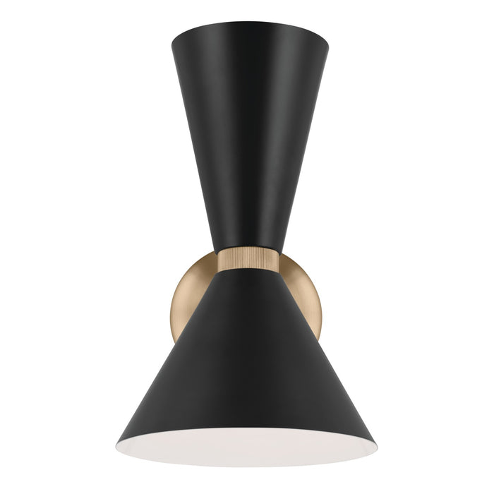 Kichler 52570CPZBK Two Light Wall Sconce, Champagne Bronze