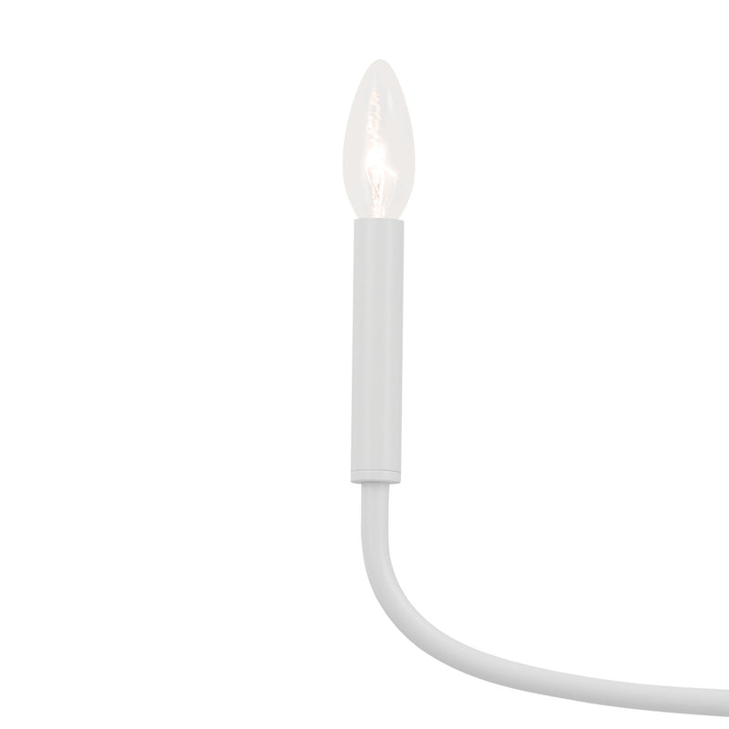 Kichler 52525WH Six Light Chandelier, White