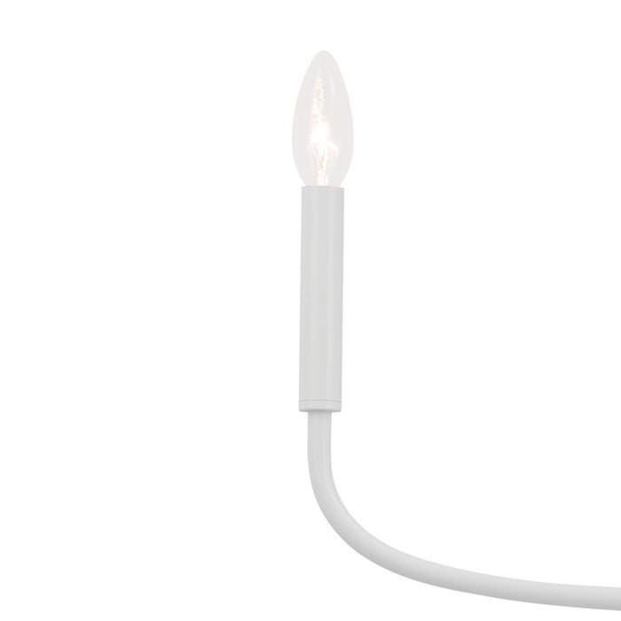 Kichler 52525WH Six Light Chandelier, White