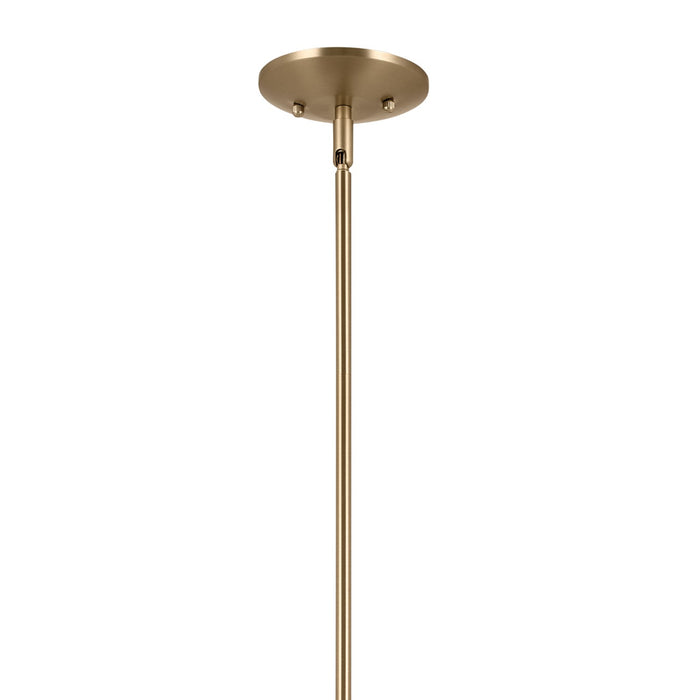 Kichler 52525CPZ Six Light Chandelier, Champagne Bronze
