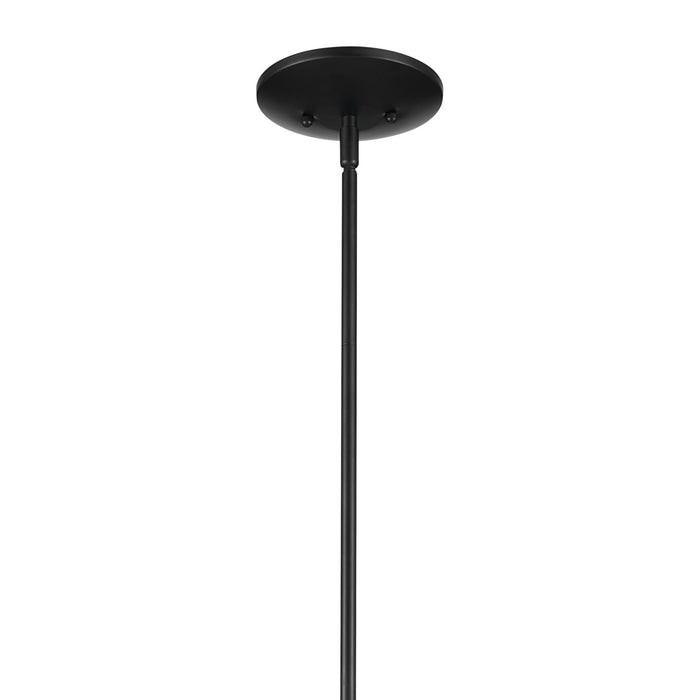 Kichler 52526BK Eight Light Chandelier, Black
