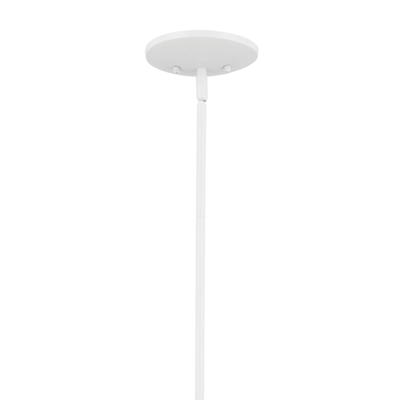 Kichler 52526WH Eight Light Chandelier, White