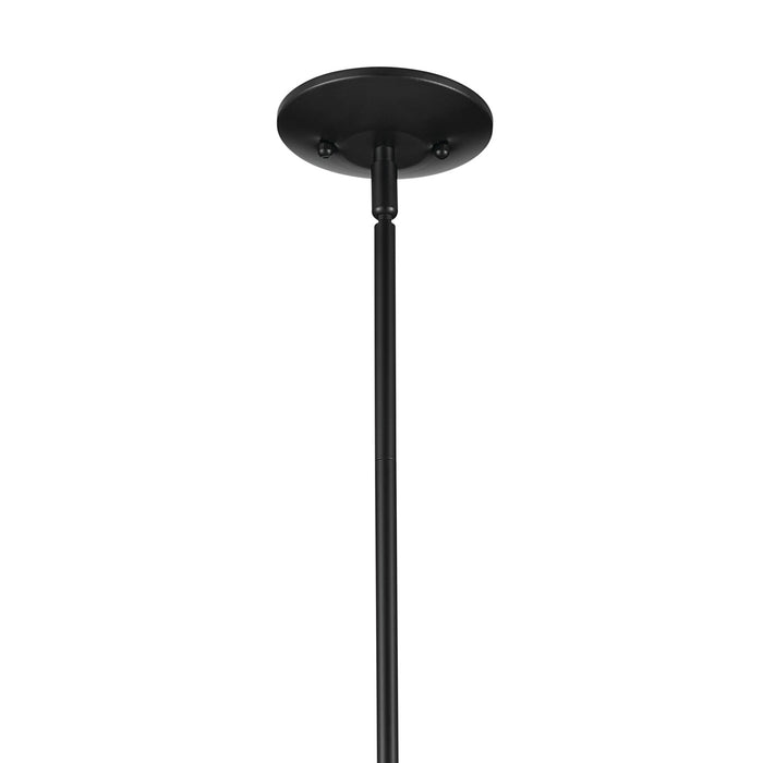Kichler 52529BK One Light Pendant, Black