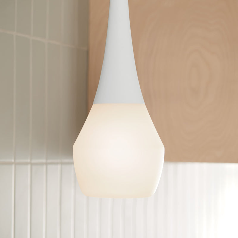 Kichler 52529WH One Light Pendant, White
