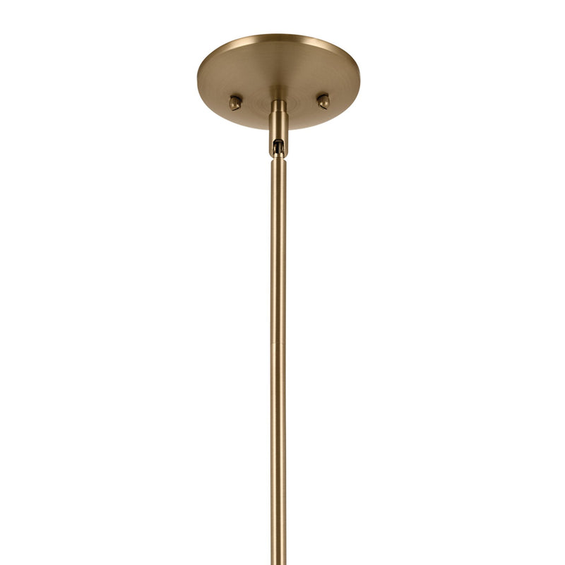 Kichler 52529CPZ One Light Pendant, Champagne Bronze