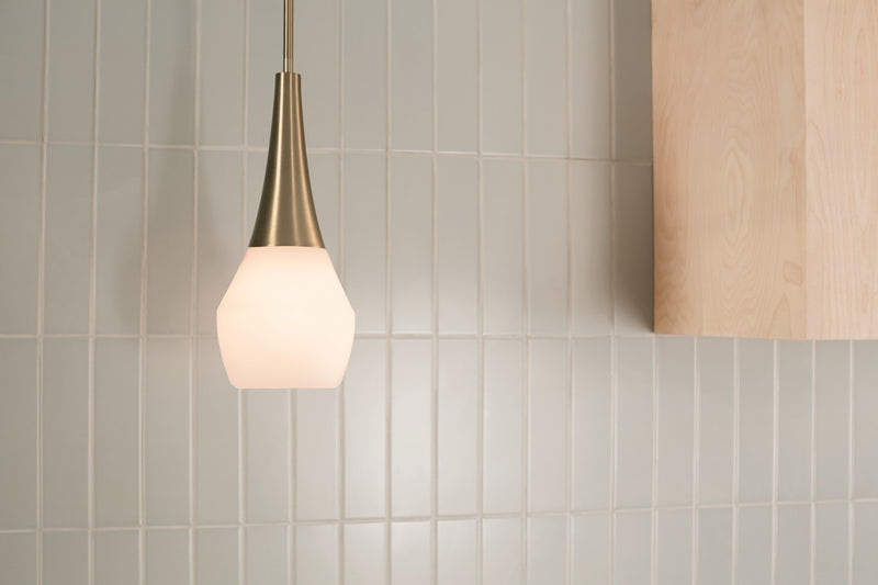 Kichler 52529CPZ One Light Pendant, Champagne Bronze