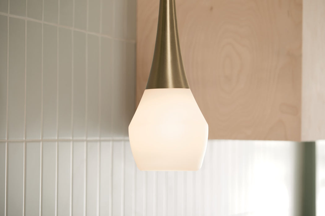 Kichler 52529CPZ One Light Pendant, Champagne Bronze
