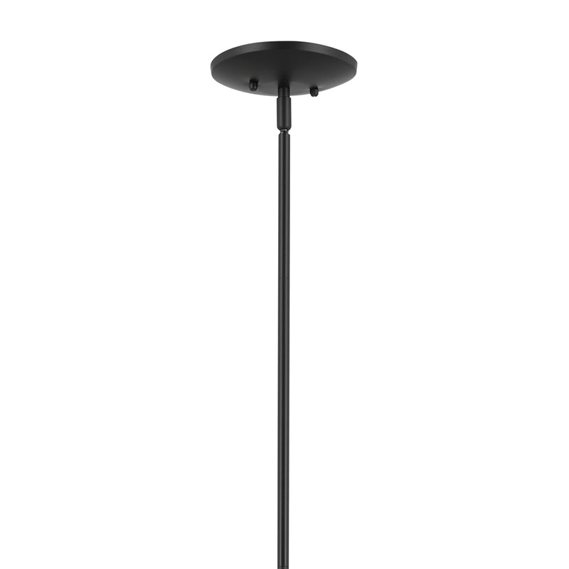 Kichler 52528BK Eight Light Chandelier, Black