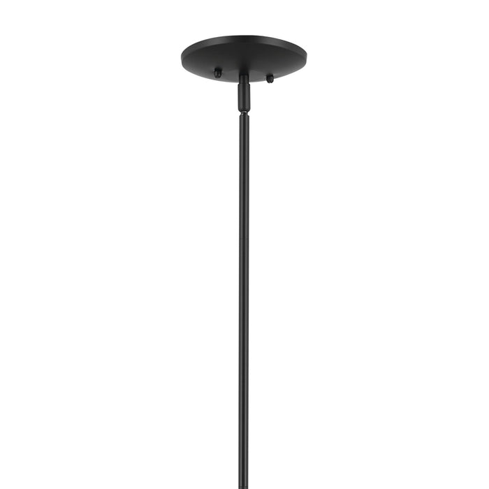 Kichler 52528BK Eight Light Chandelier, Black