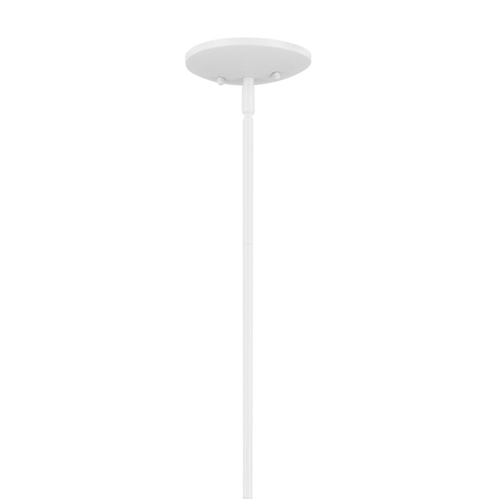 Kichler 52528WH Eight Light Chandelier, White