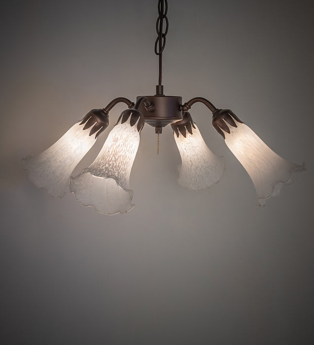 Meyda Tiffany 247652 Four Light Fan Light, Mahogany Bronze
