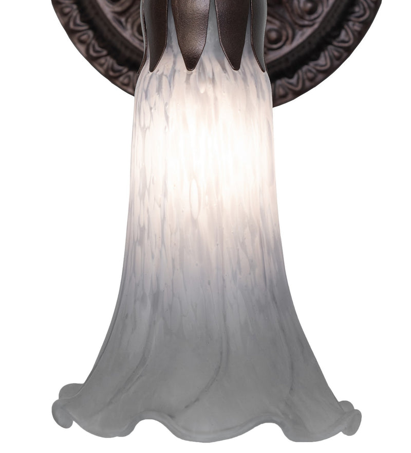 Meyda Tiffany 251863 One Light Wall Sconce, Mahogany Bronze