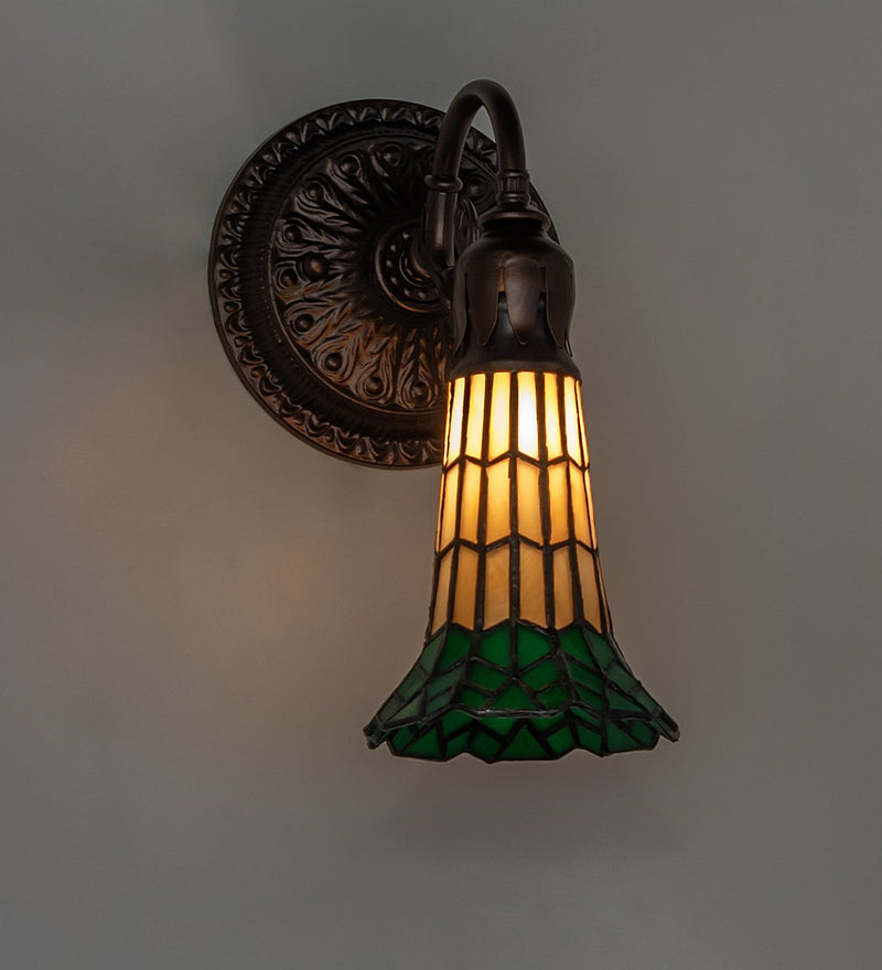 Meyda Tiffany 251866 One Light Wall Sconce, Mahogany Bronze