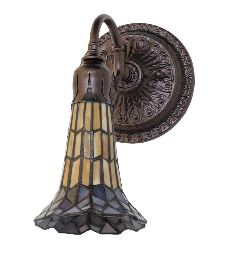 Meyda Tiffany 251868 One Light Wall Sconce, Mahogany Bronze
