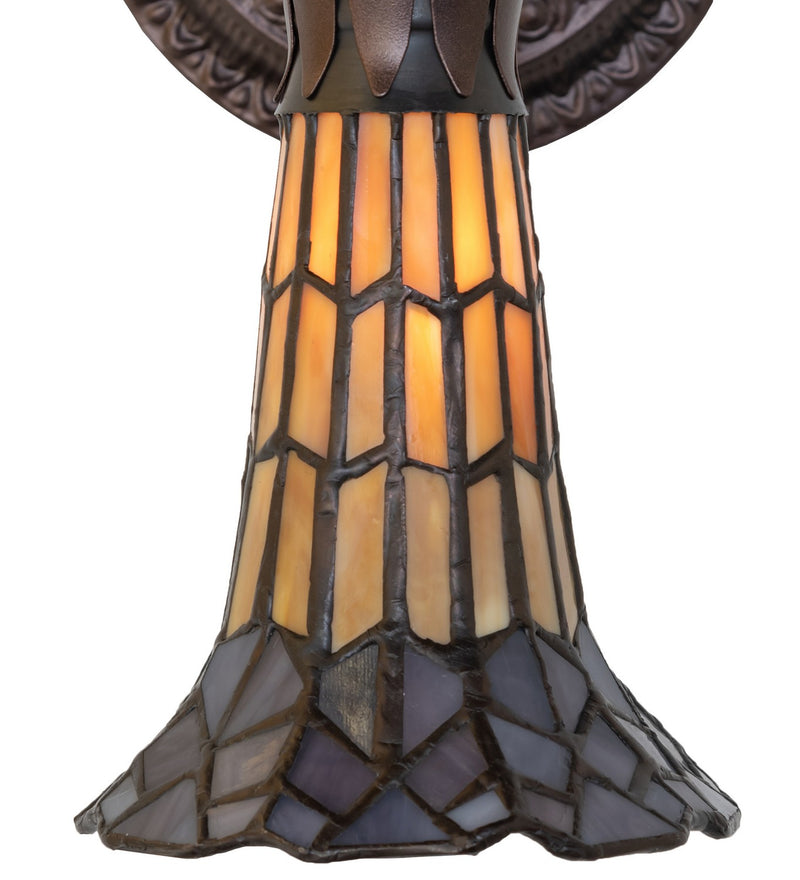 Meyda Tiffany 251868 One Light Wall Sconce, Mahogany Bronze