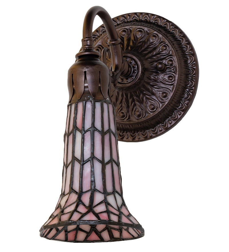 Meyda Tiffany 251870 One Light Wall Sconce, Mahogany Bronze