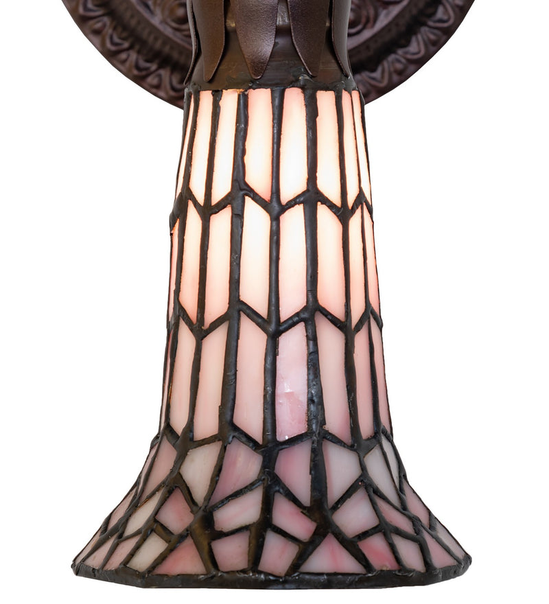 Meyda Tiffany 251870 One Light Wall Sconce, Mahogany Bronze