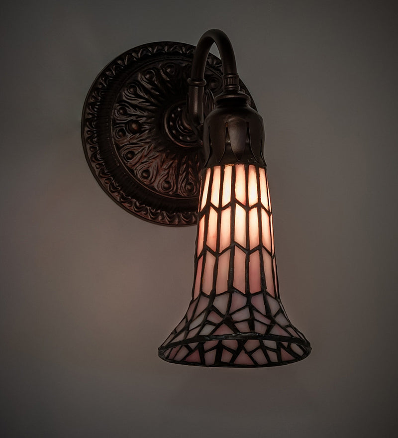 Meyda Tiffany 251870 One Light Wall Sconce, Mahogany Bronze